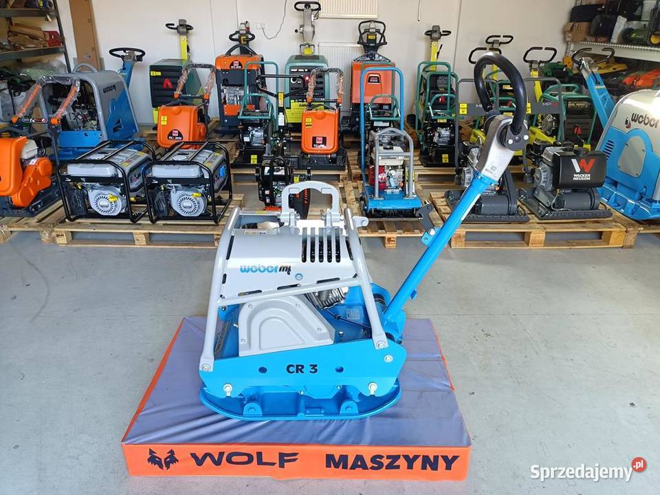 Zagęszczarka rewersyjna płyta WEBER CR 3 HD NOWA