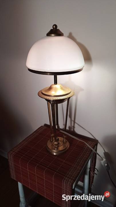 Mosiężna lampka nocna artdeko Włocławek
