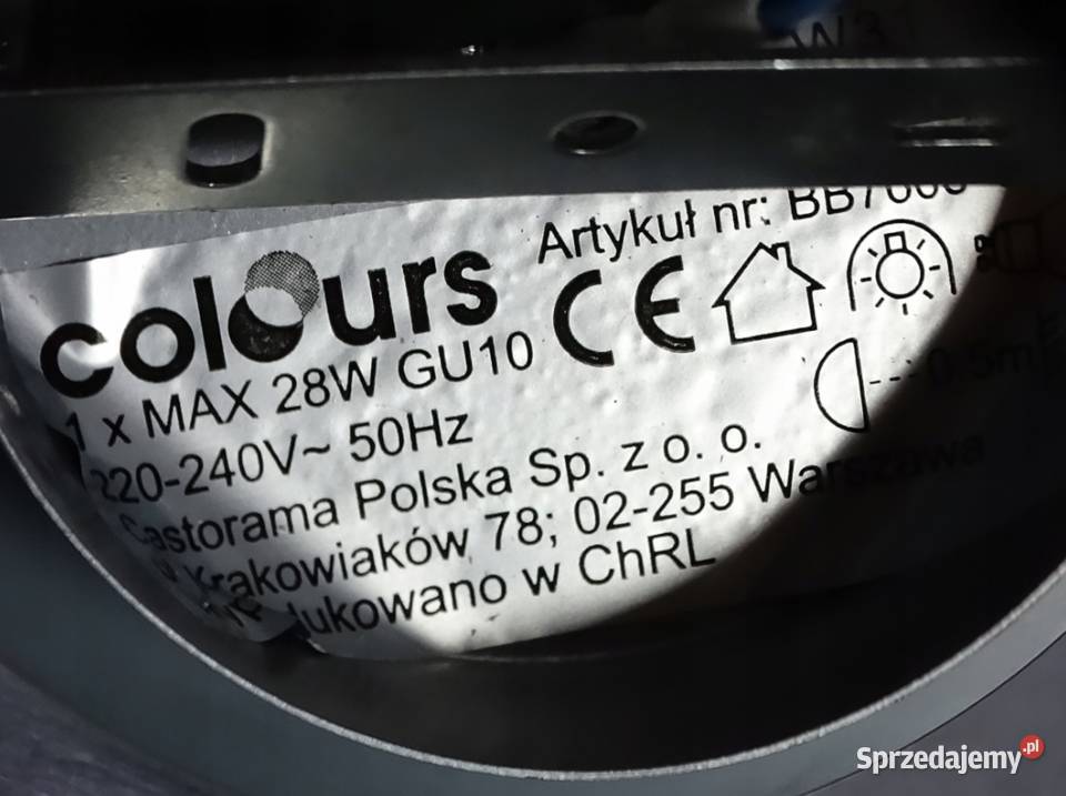 Oprawa oświetleniowa kinkiet pojedynczy Colours Biłgoraj