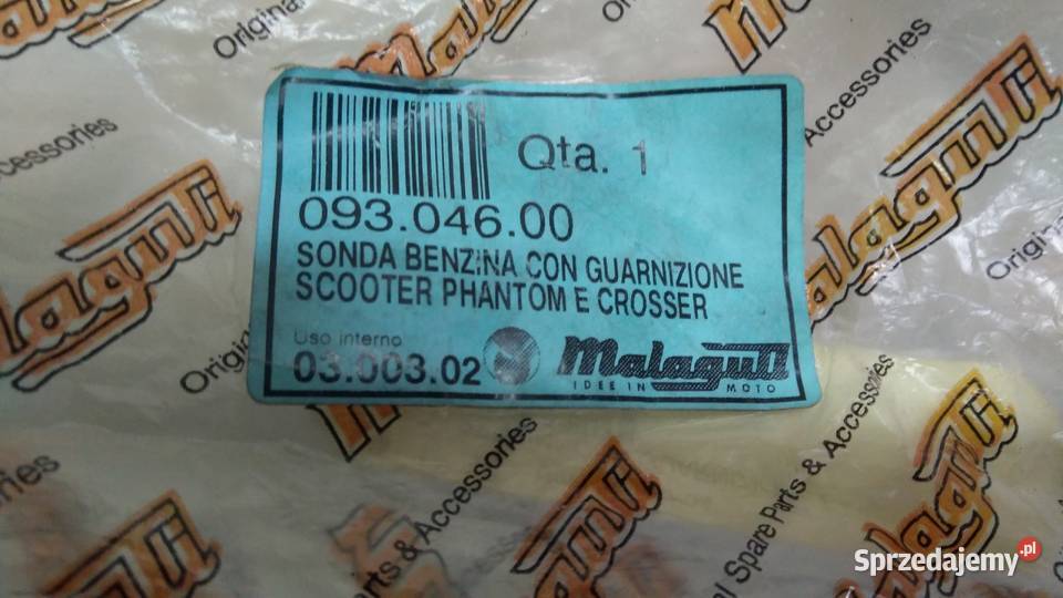Czujnik poziomu paliwa ORGINAŁ Malaguti F12