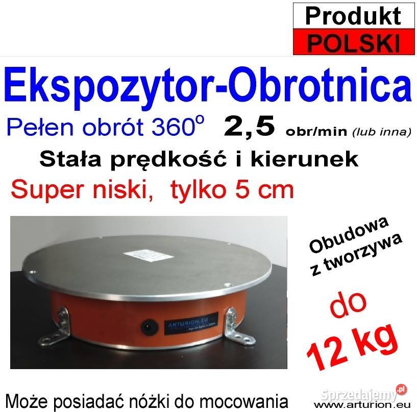 EKSPOZYTOR Obrotnica Foto 360 do 12 sterownik Warszawa