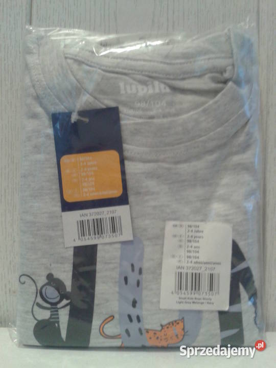 Lupilu PIŻAMA CHŁOPIĘCA koszulka szorty z