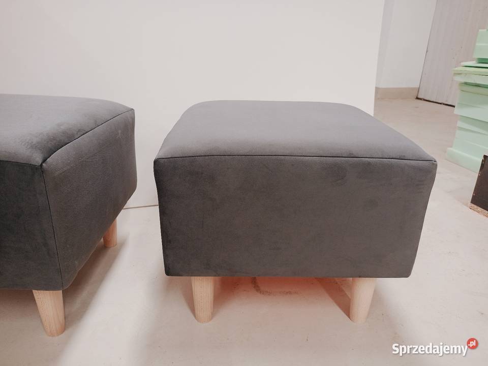 Pufa kostka nowa szara Warszawa