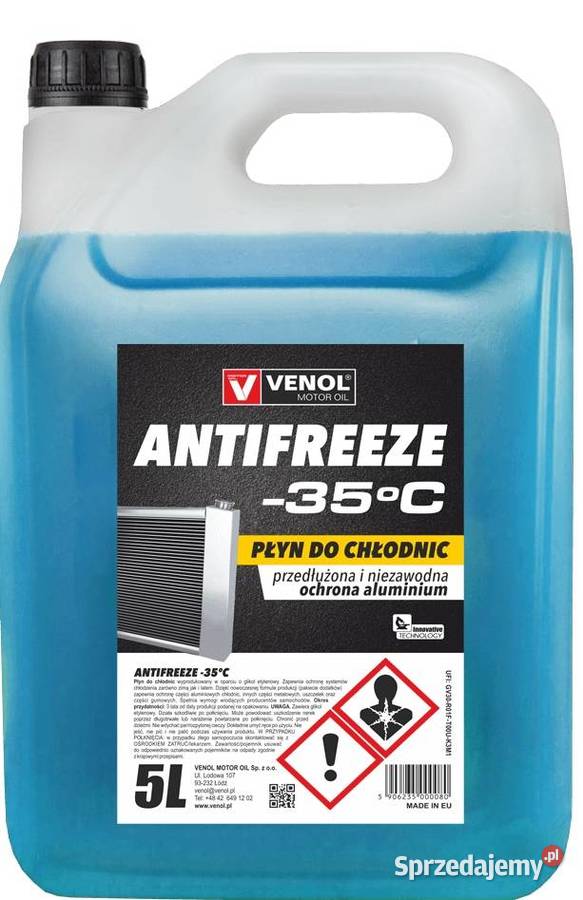 VENOL Antifreeze 35 Niebieski 5L Sieradz