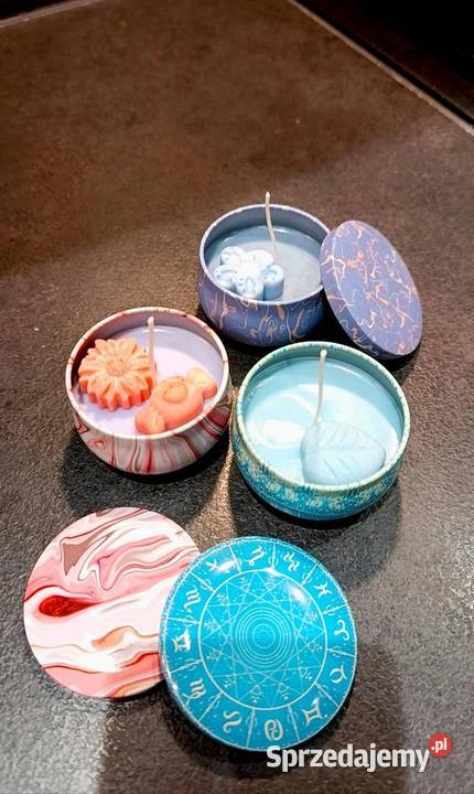 Śliczny zestaw świec sojowych Gubin