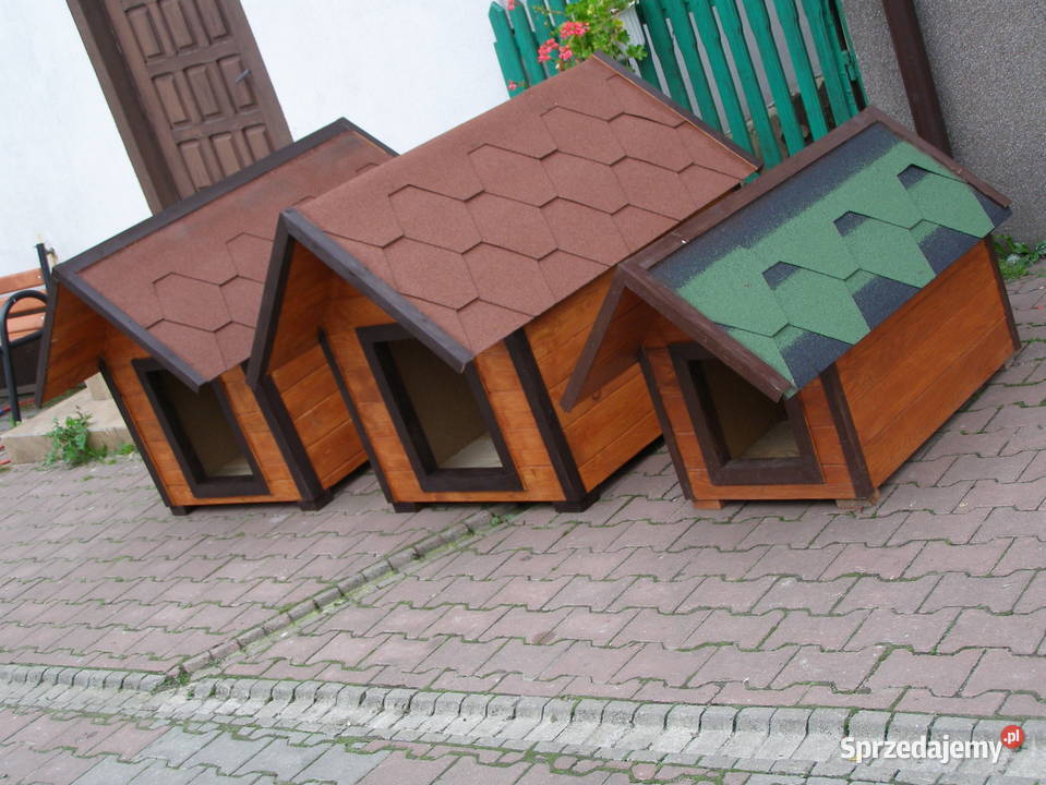 Budy dwóch psów Duża XXl ocieplana otwierany Dla psów Wąchock