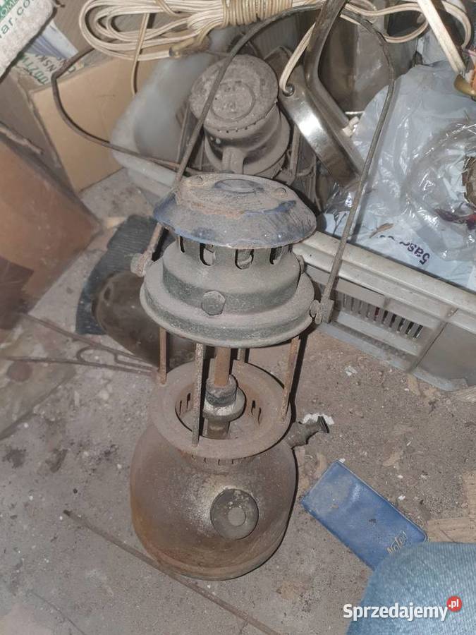 Duża lampa naftowa lampa ciśnieniowa Vapalux Antyki Warszawa