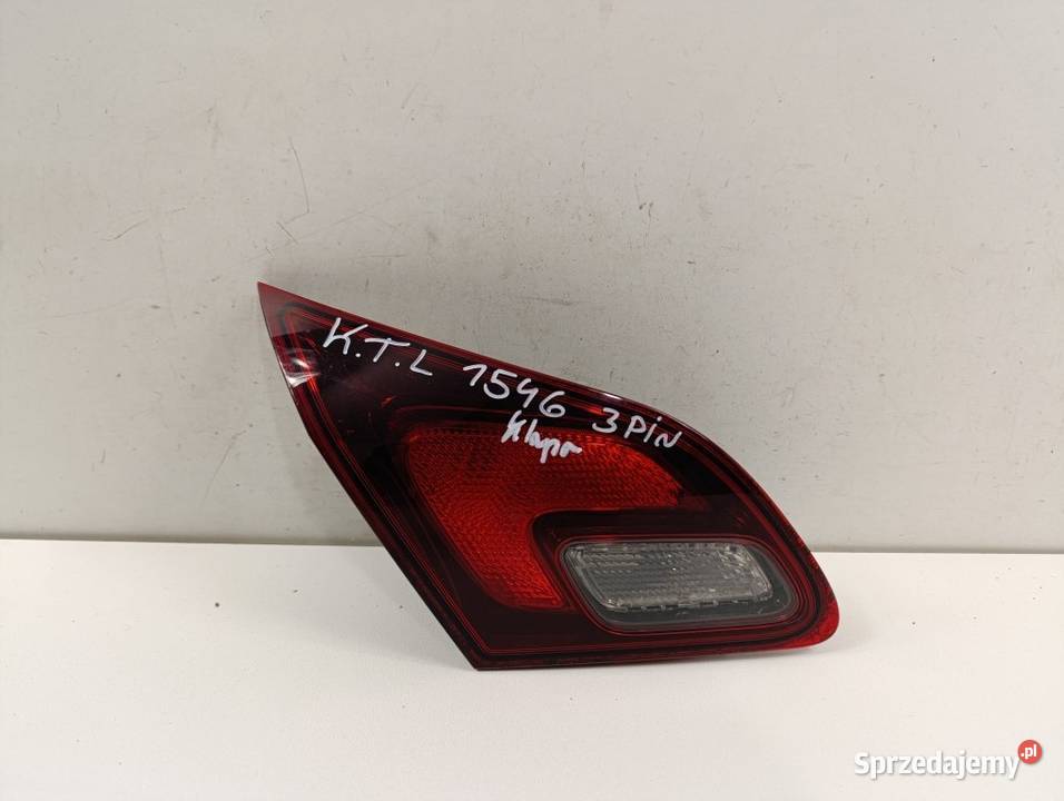 OPEL ASTRA J HB LAMPA TYŁ LEWA W KLAPĘ Zbierkowo