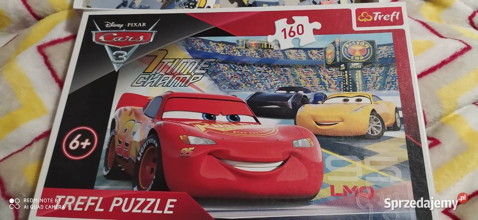 puzzle auta 3 zig zag mcqueen 160 elementów Poznań