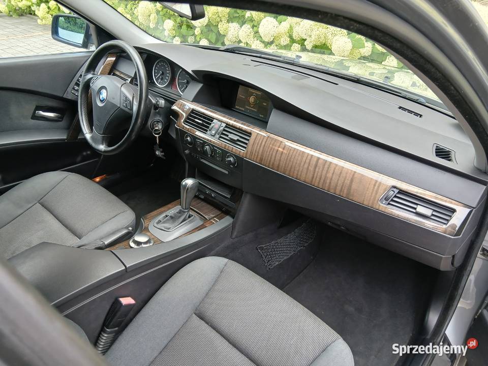 BMW 525D E61 177 Automat Przebieg 262 Prywatne szary Motoryzacja Gliwice