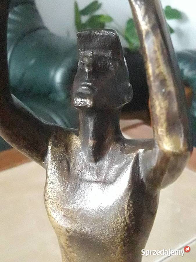 Statuetka z brązu mosiądzu Mclane Polska Rękodzieło Janów Lubelski