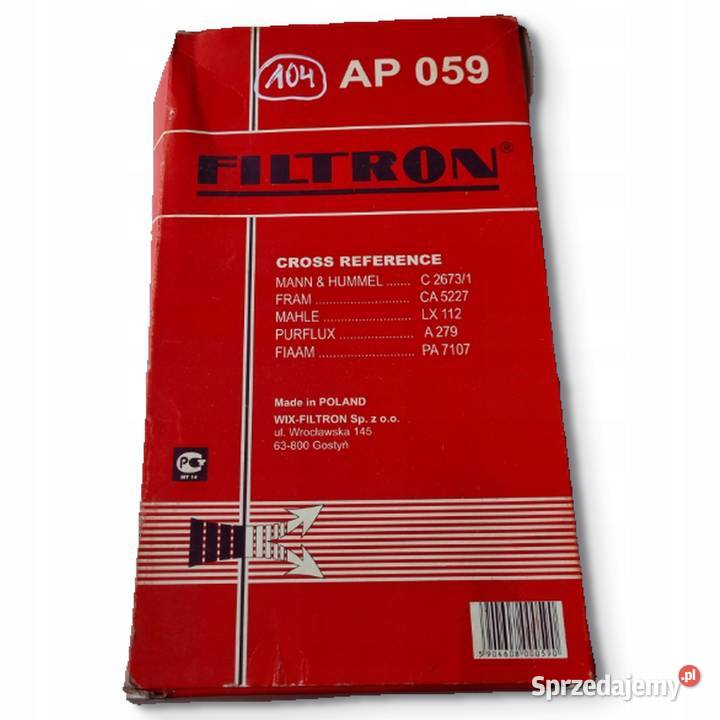 FILTR POWIETRZA Filtron AP 059 AP059 Seat Ibiza Chełm