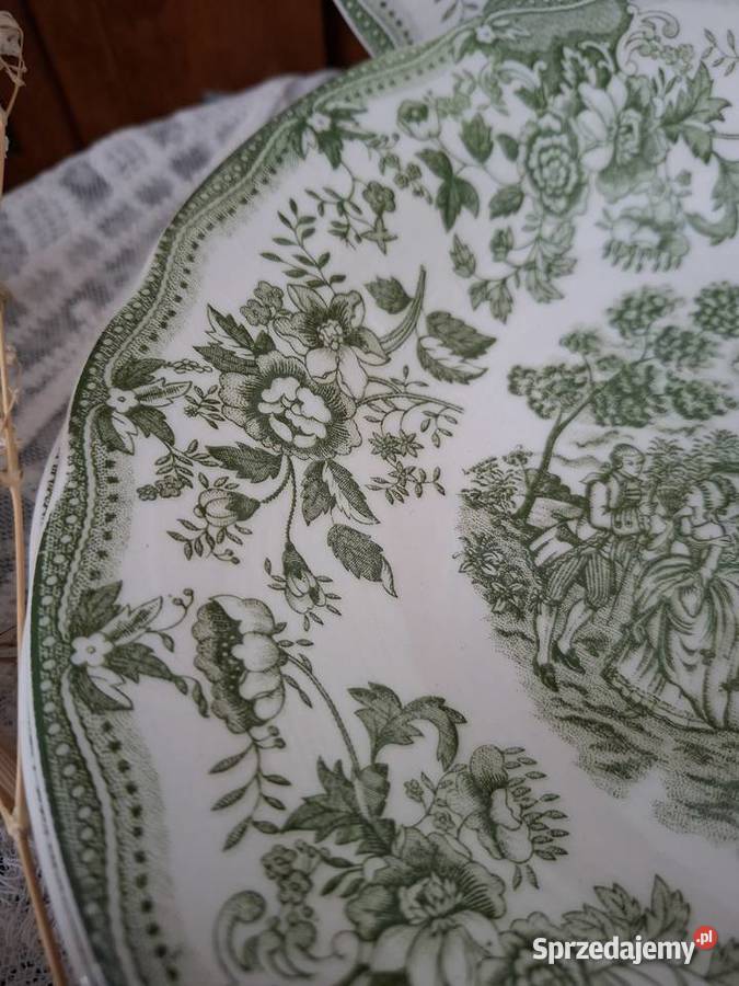 Unikatowy Zestaw Vintage 4 Głębokie Talerze CP Jaktorów-Kolonia