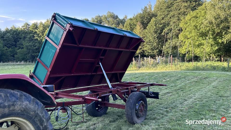 Przyczepa jednoosiowa wywrotka kiper 3 strony Łańcut