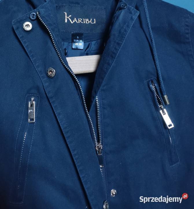 Kurtka damska przejściowa rozmiar S karibu niebieski Gdynia