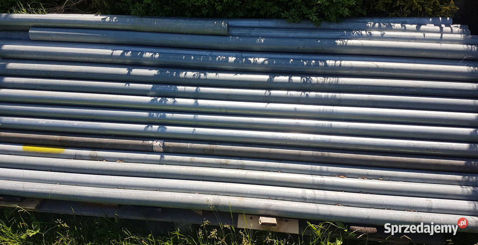 Rury ocynkowane długość ok 230 np na słupki ocynk Warszawa