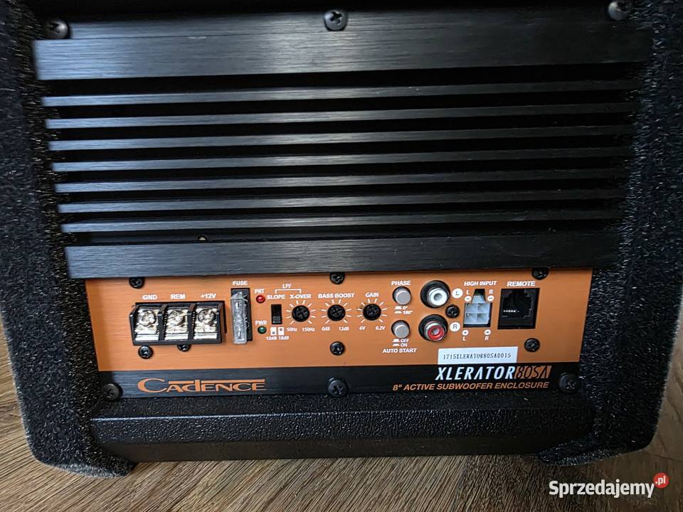 Subwoofer aktywny do samochodu Lubań