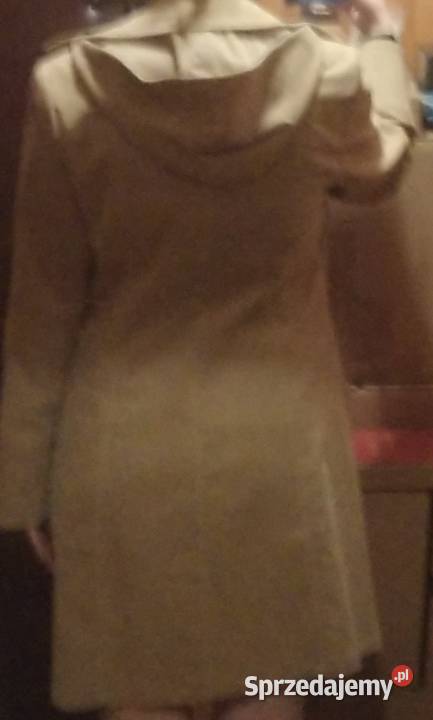 Płaszcz beżowy sztruksowy M L 38 40 nowy Farlen Warszawa