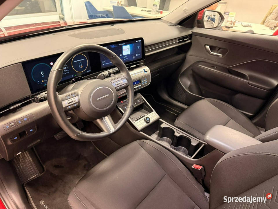 Hyundai Kona 16GDi HEV 141 DCT Hybrid Executive asystent pasa ruchu łódzkie Piotrków Trybunalski
