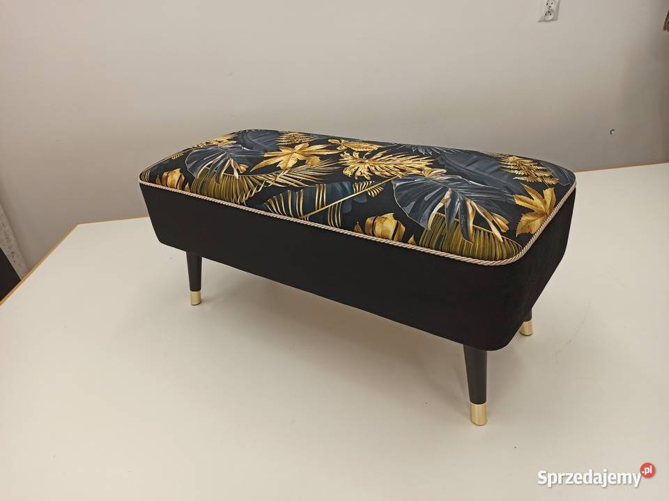 Pufa monstera wysokie nogi siedzisko Radom