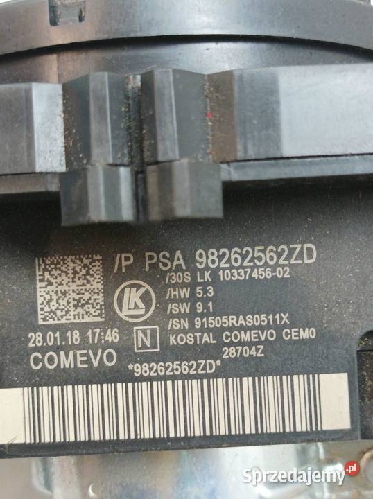 PRZEŁĄCZNIK ZESPOLONY 98262562ZD Toyota ProAce