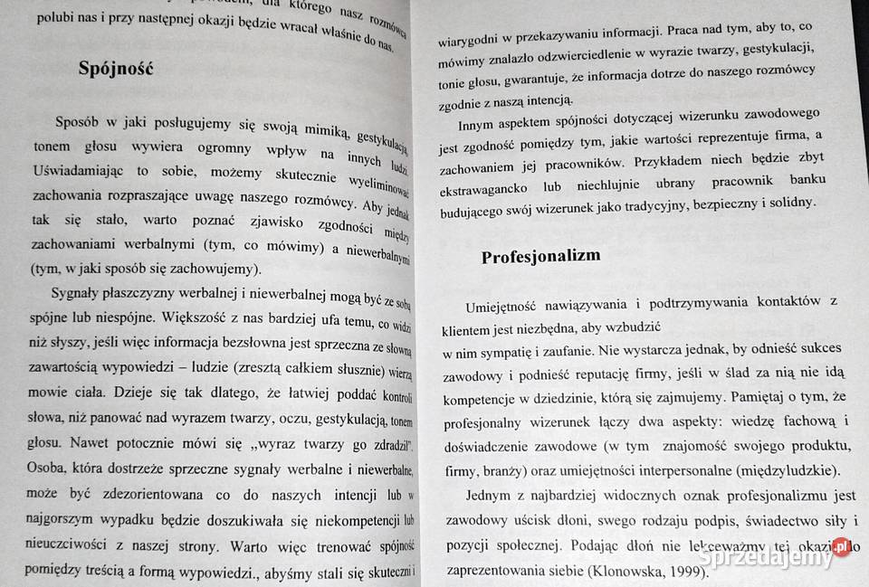 Psychologia w kontaktach zawodowych Poradnik sprzedam