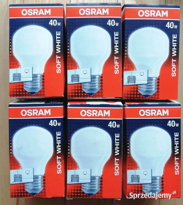 6x OSRAM 40W E27 tradycyjna żarówka MATOWA Warszawa
