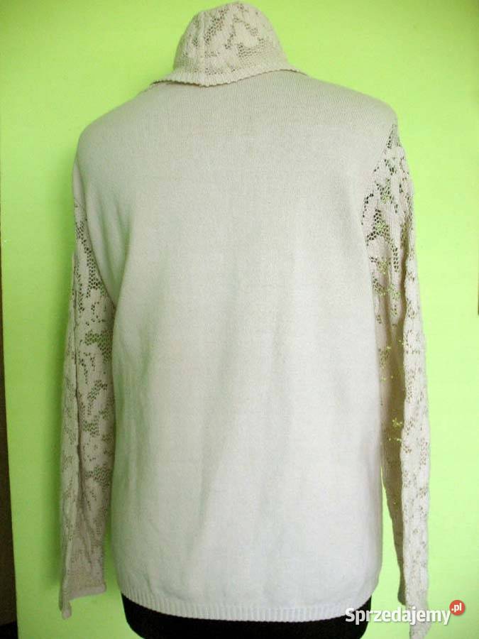Bluzka sweter z golfem 44 2xl biust 114 Italia Wkładane przez głowę Siedlce