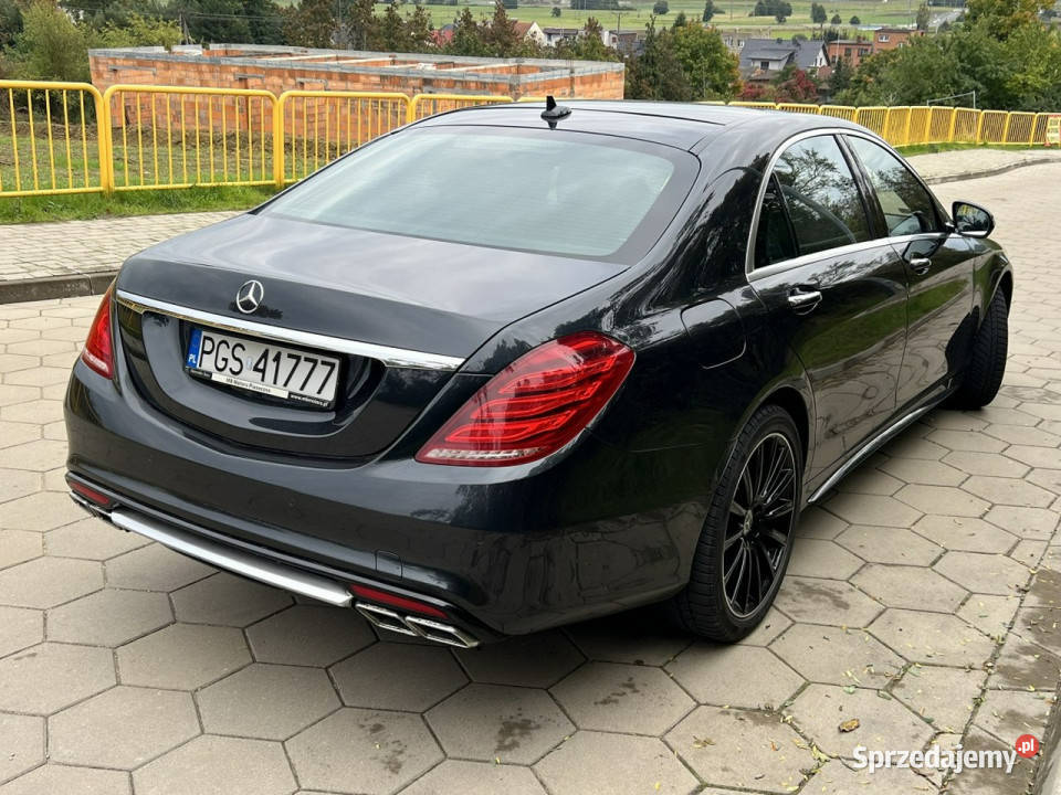 Mercedes S 350 Mercedes S 350 W222 LONG 30 światła do jazdy dziennej wielkopolskie Gostyń