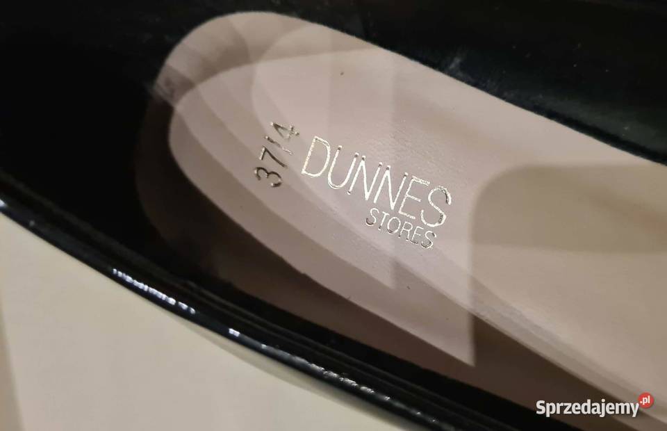 Czarne szpilki lakierki Dunnes Store r37 4 Kraków
