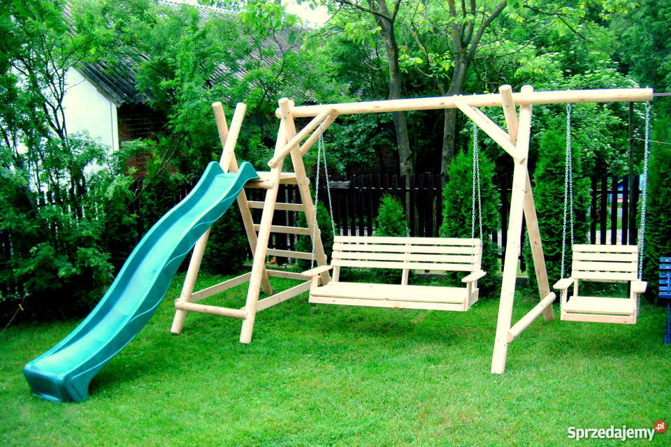 Meble ogrodowe barowe krzesła drewniane huśtawka Meble ogrodowe Chojnice