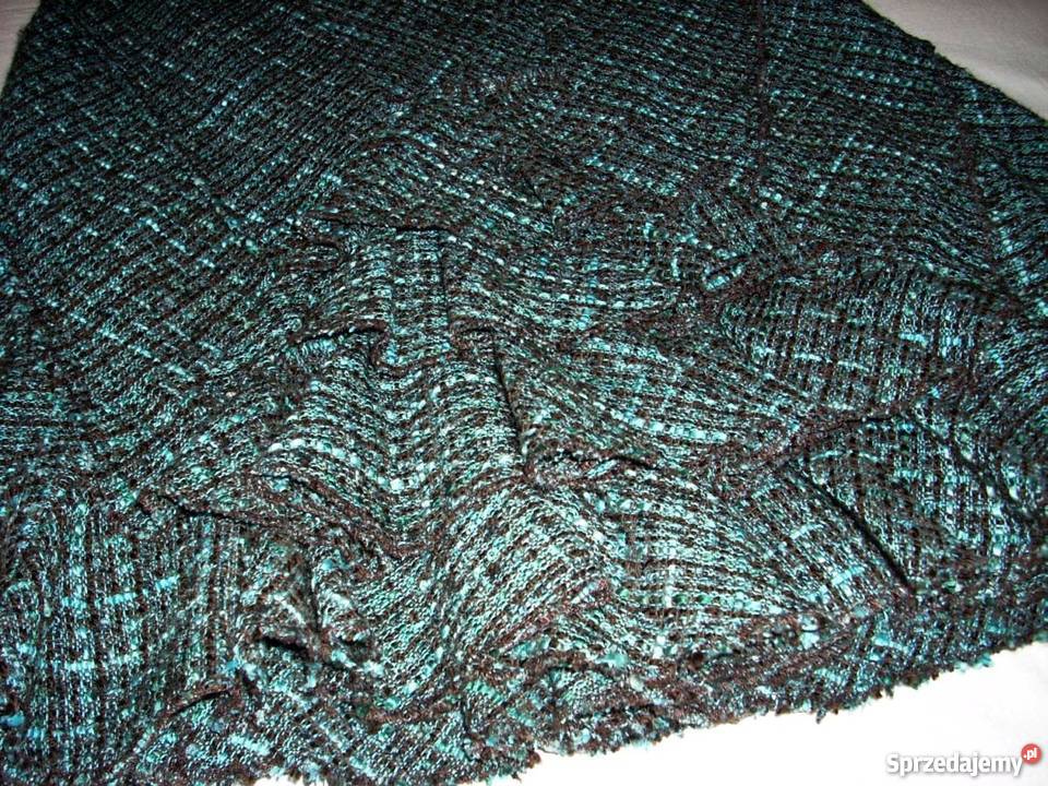 MarksSpencer Spódnica Ciepła Falbanki 38 M niebieski Nowy Sącz