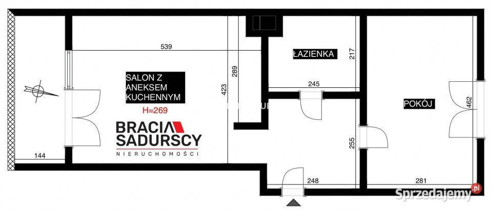 Mieszkanie 4668m2 Kraków