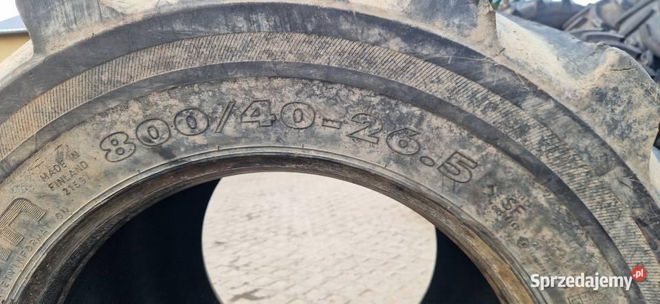 80040265 Nokian 80 bieżnik LKT Harwester Opony rolnicze warmińsko-mazurskie