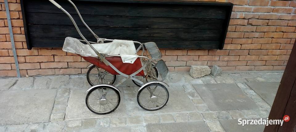 Wózek zabytkowy dziecka 03 produkcja Legnica
