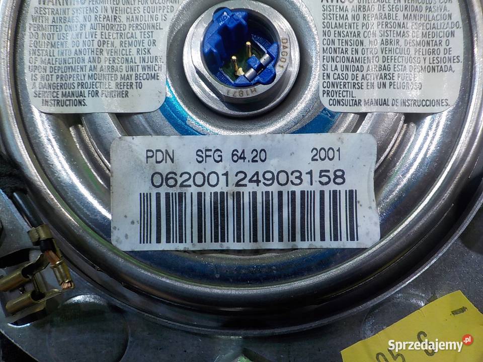 AUDI TT 8N 18 T 01r 2D AIRBAG poduszka kierowcy osobowe sprzedam