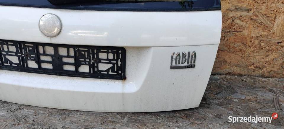 TYLNA KLAPA BAGAŻNIKA TYŁ LF9E SKODA FABIA I 1 Rudziniec
