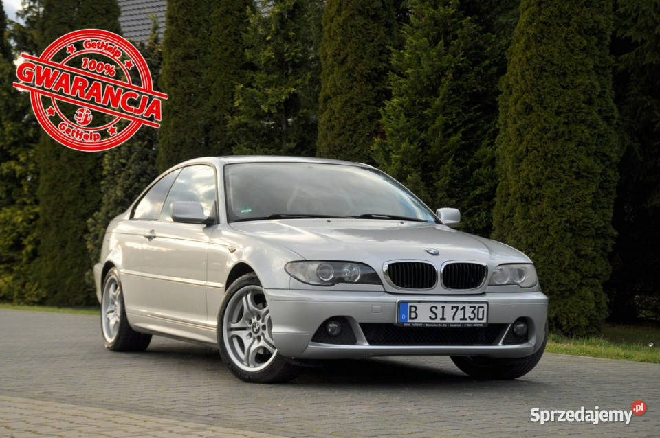 BMW 318 20i143LiftCoupeSkóryKlimatronikAlu17ASO szary Ostrów Mazowiecka