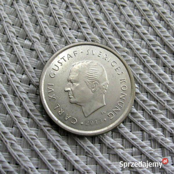 Szwecja 1 Korona 2013r 40 lecie panowania Karola Kalisz sprzedam