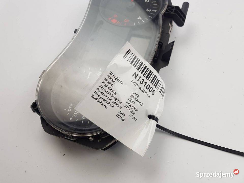 LICZNIK ZEGAR 8201060289 RENAULT CLIO III osobowe Lipno