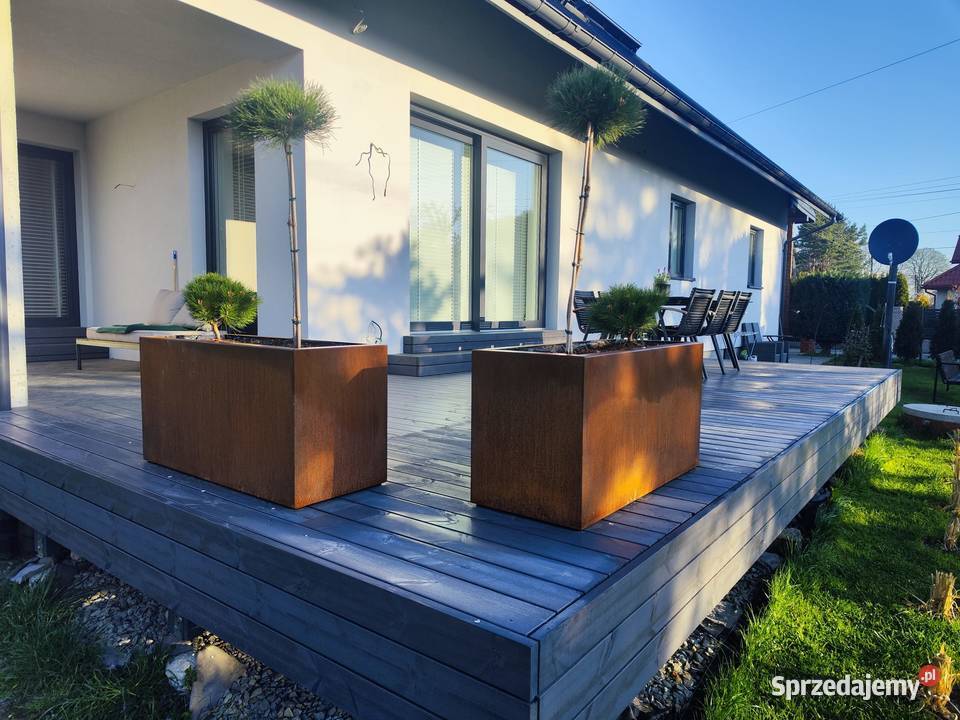 Donice ogrodowemeble stalowe corten podkarpackie Odrzykoń
