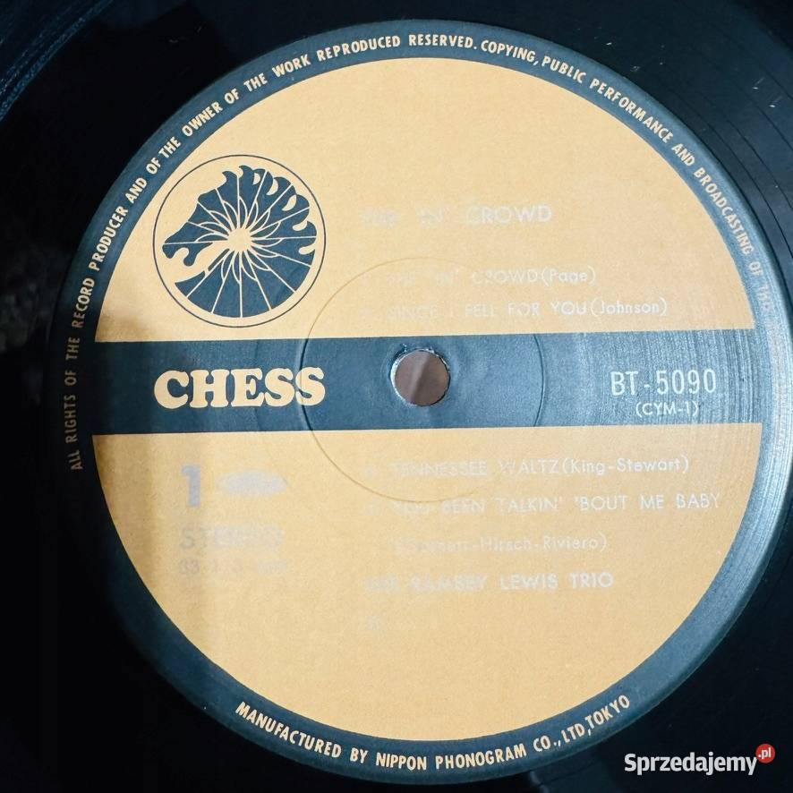 The Ramsey Lewis Trio The In Crowd EXEX Japan LP Poznań sprzedam