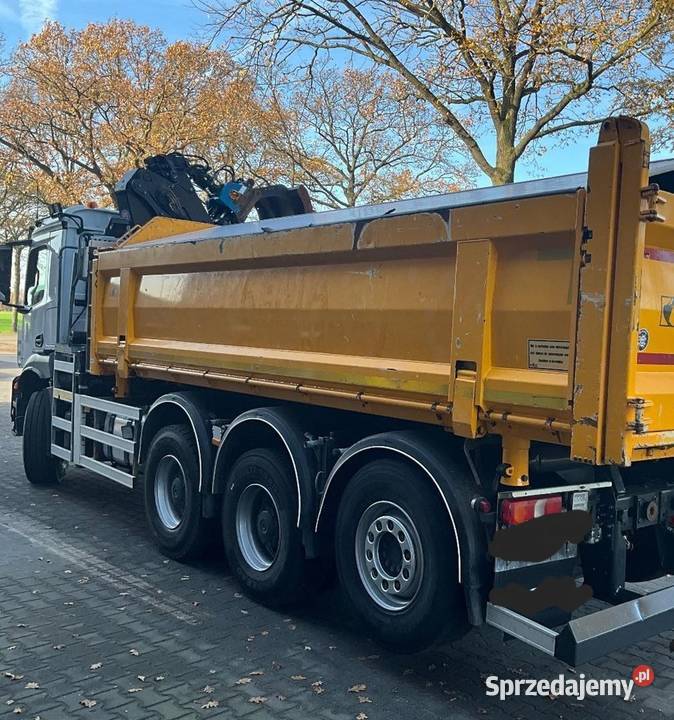 Wywrotka 4 osiowa 8x4 z dzwigiem Bordmatic Warszawa