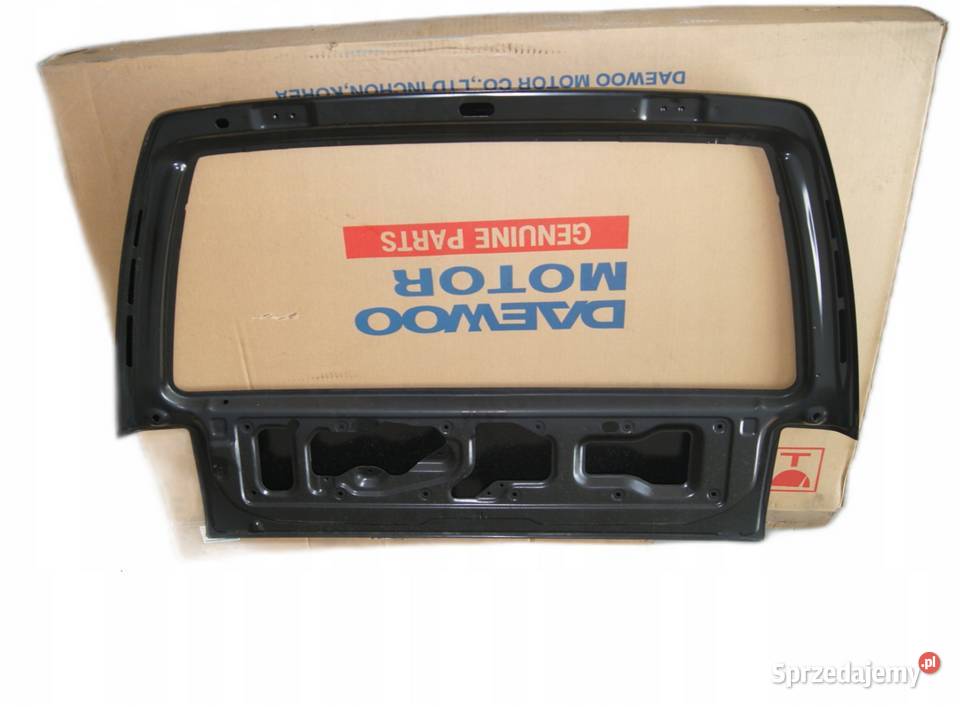 Pokrywa bagażnika z tylną wycieraczką Daewoo