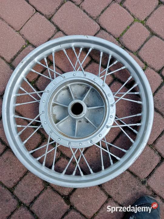 Stare koło motocyklowe WSK Junak Dniepr K750 Ogrodzieniec
