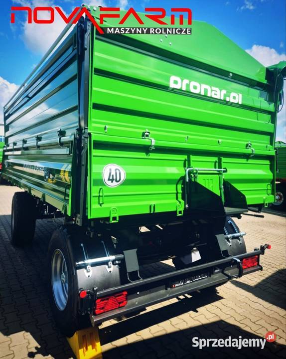 PRZYCZEPA Pronar PT612 nowy model 2025 12 ton Pronar Przyczepy rolnicze Łowicz