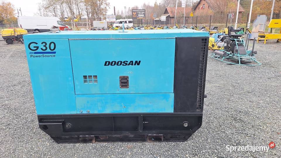 Agregat prądotwórczy generator DOOSAN G 30 30 kW Biznes i Przemysł sprzedam