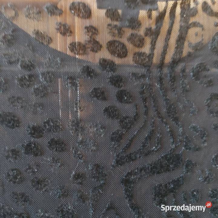 Aksamitna sukienka czarny Ostróda