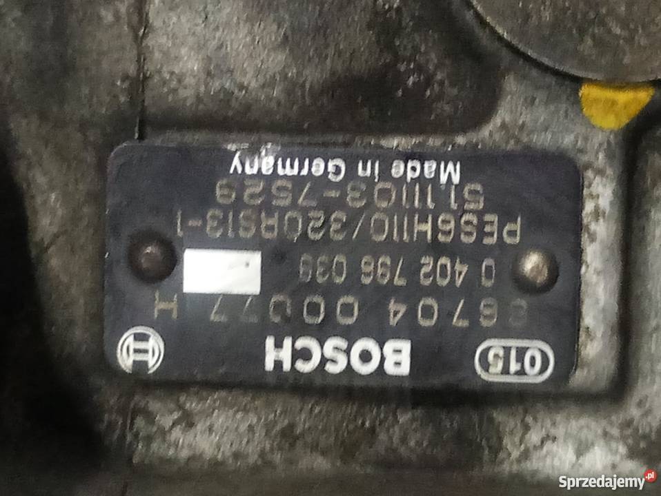 POMPA WTRYSKOWA BOSCH 0402796039 MAN L2000FME Układ paliwowy opolskie Rzędowice