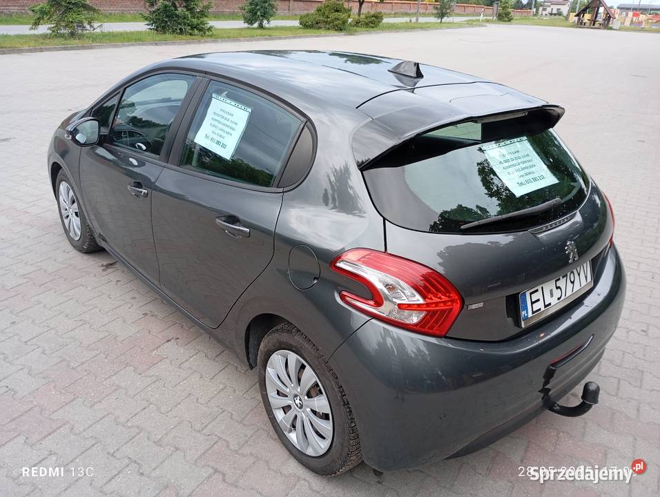 Peugeot 208 2013r 16 HDi Naci klimahak 5drzwiowy łódzkie Łódź